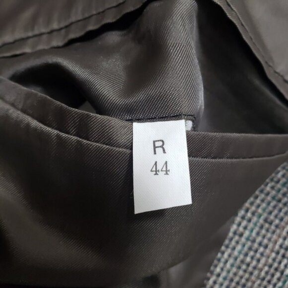 Enrico Cipriani Suit Jacket Mens 44R Green Silk Button Long Sleeve - Picture 6 of 6